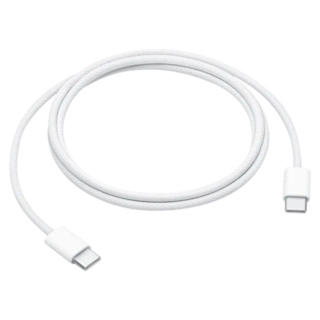 Apple Type C to Type C 3.2 Feet (1M) Charging Cable (Woven Design, White)