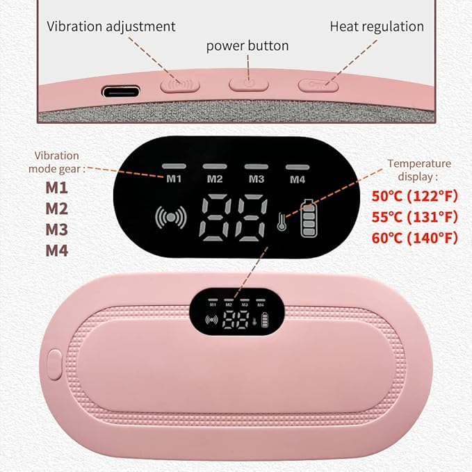 Portable Cordless Heating Pad for Menstrual Cramps Relief,