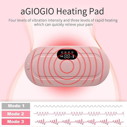 Portable Cordless Heating Pad for Menstrual Cramps Relief,