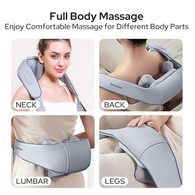 Neck and Back Massager, Necck Massager with Heating, Body Massage