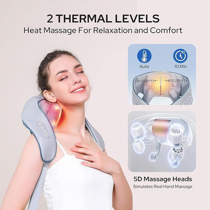 Neck and Back Massager, Necck Massager with Heating, Body Massage