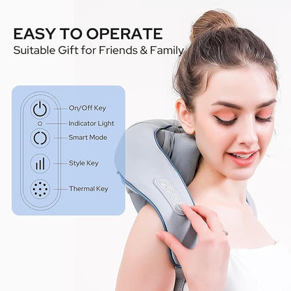 Neck and Back Massager, Necck Massager with Heating, Body Massage