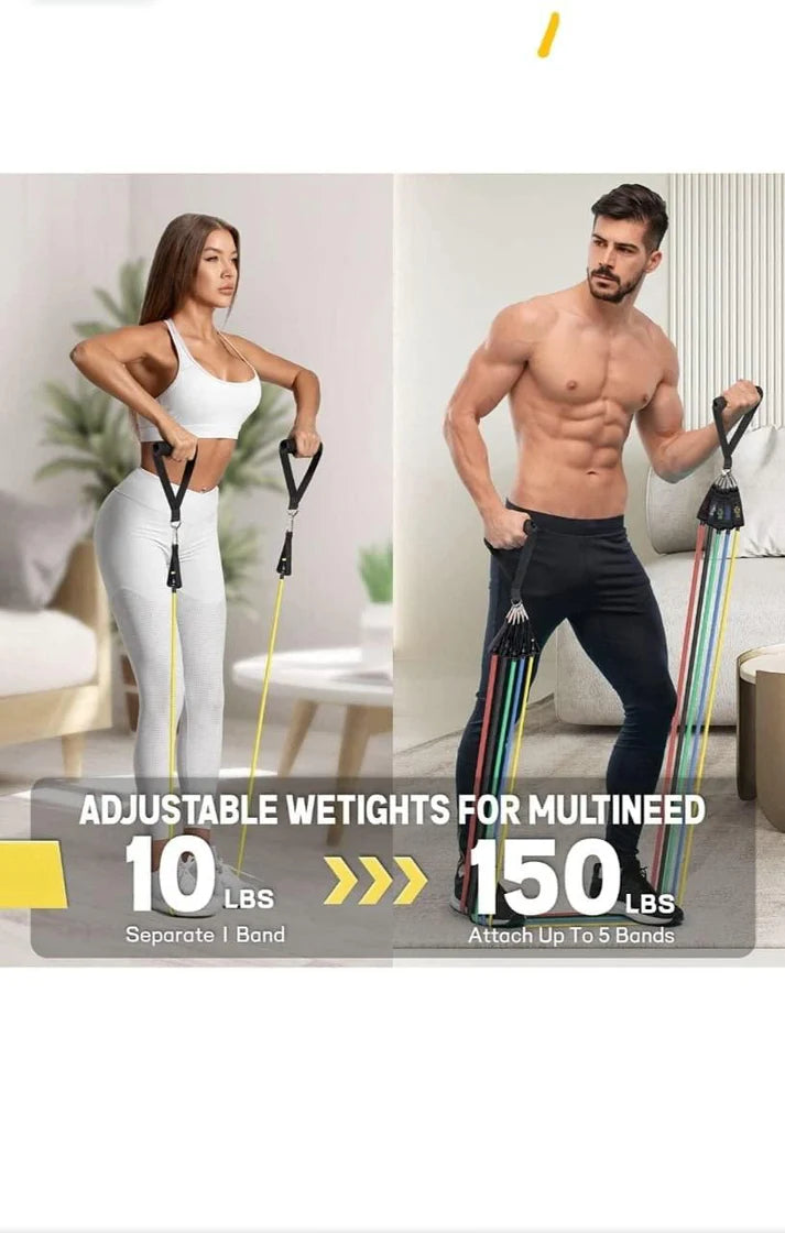 RUN Resistance Band Set for Heavy Workout (premium product for premium people)